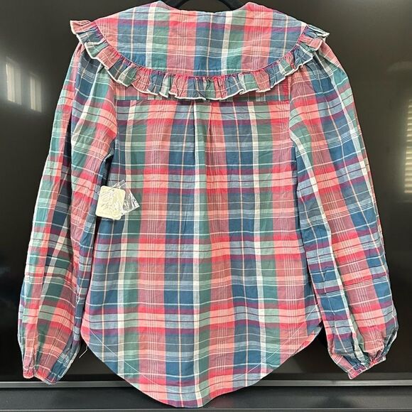 NWT Free People Molly Ruffle Top, Size XS - Picture 9 of 10